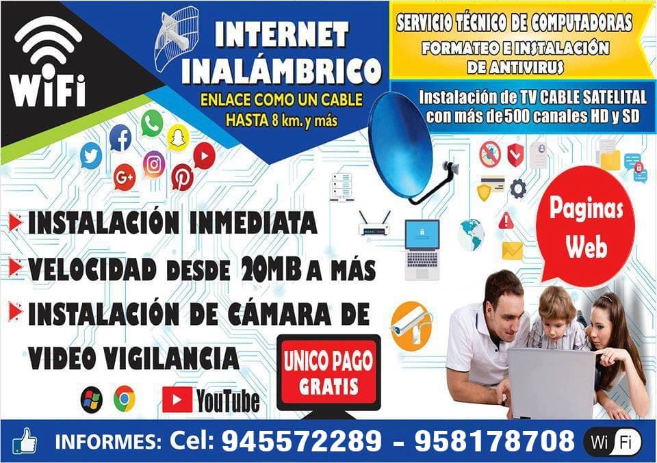 internet inalambrico lima peru