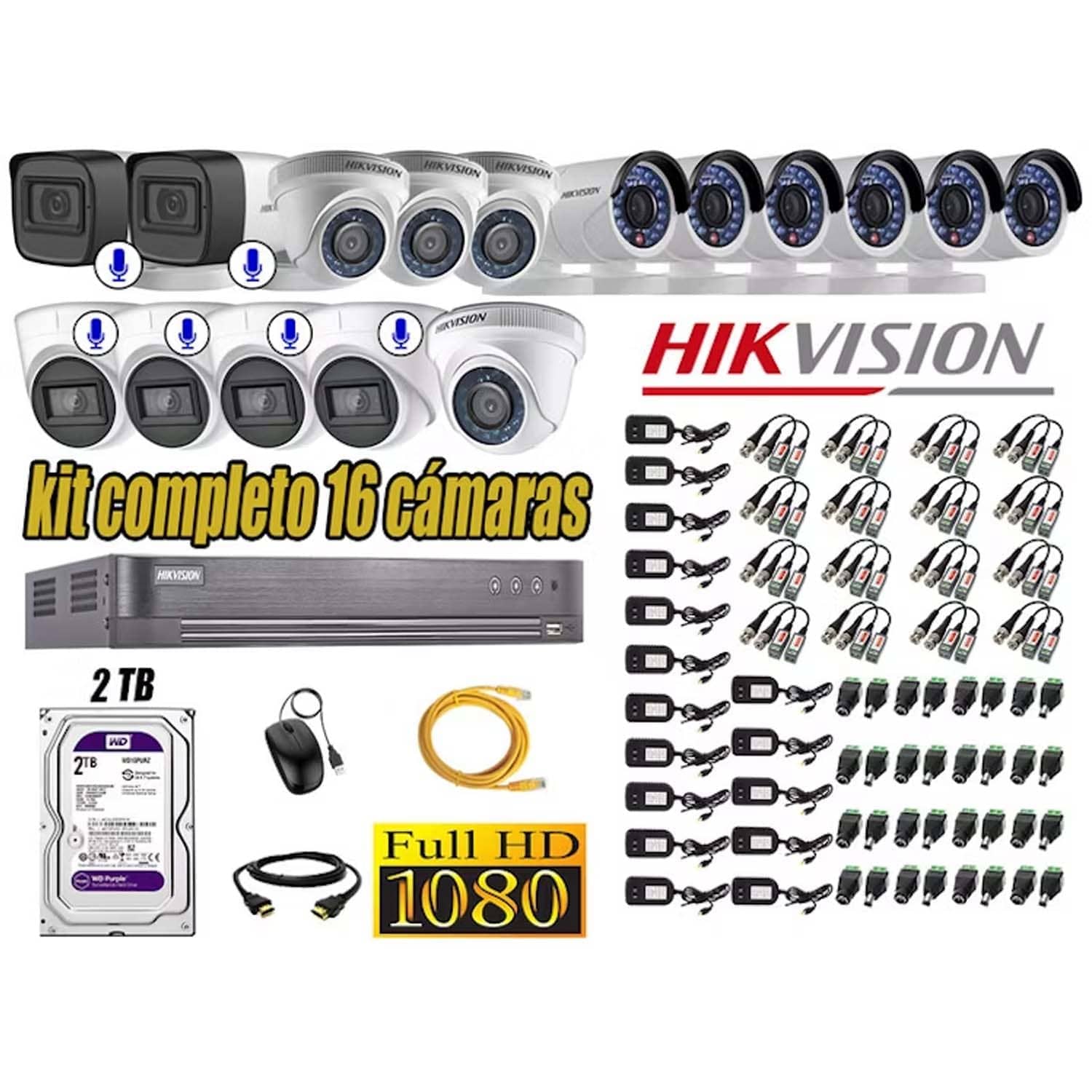 kit-16-camaras-hikvision-xvr-16ch-2tera
